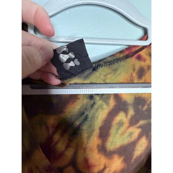 Jayli trippy colorful tie dye tunic top hippie retro groovy - Picture 3 of 8